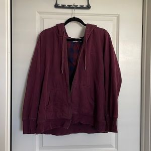 Women’s L.L.Bean zip up sweatshirt hoodie 1X Plus